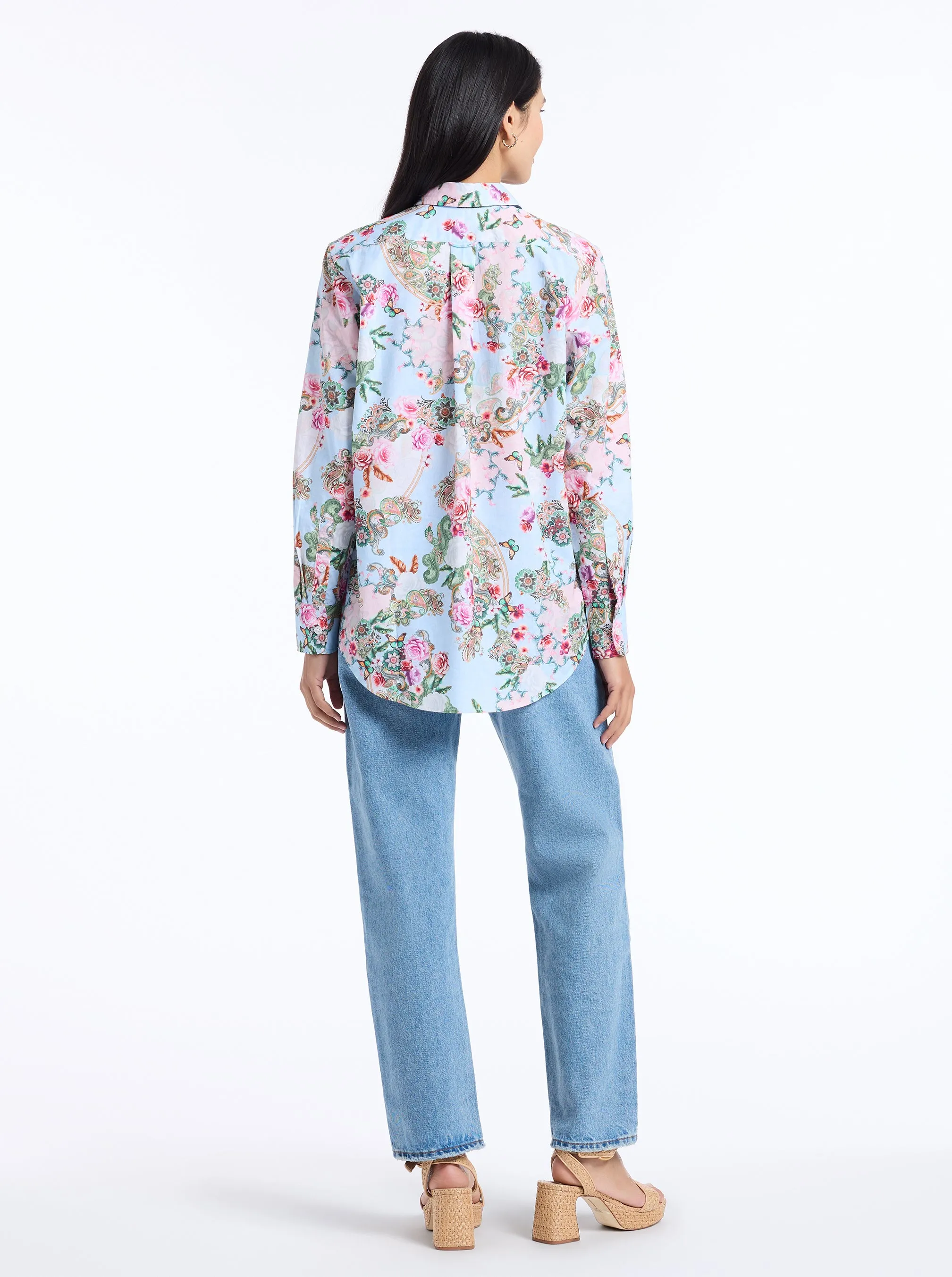 CARRIE LONG SLEEVE SHIRT sold by Robert Graham product image thumbnail 5