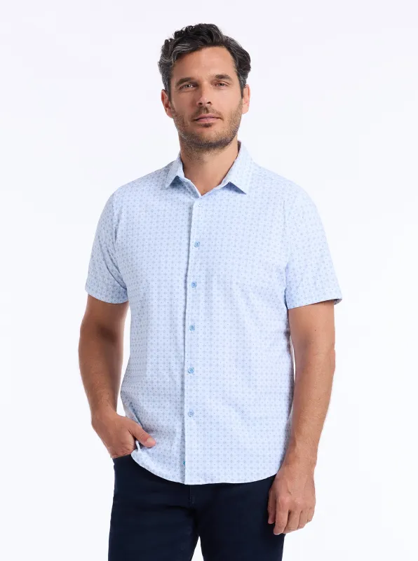 BROMPTON SHORT SLEEVE BUTTON DOWN SHIRT sold by Robert Graham