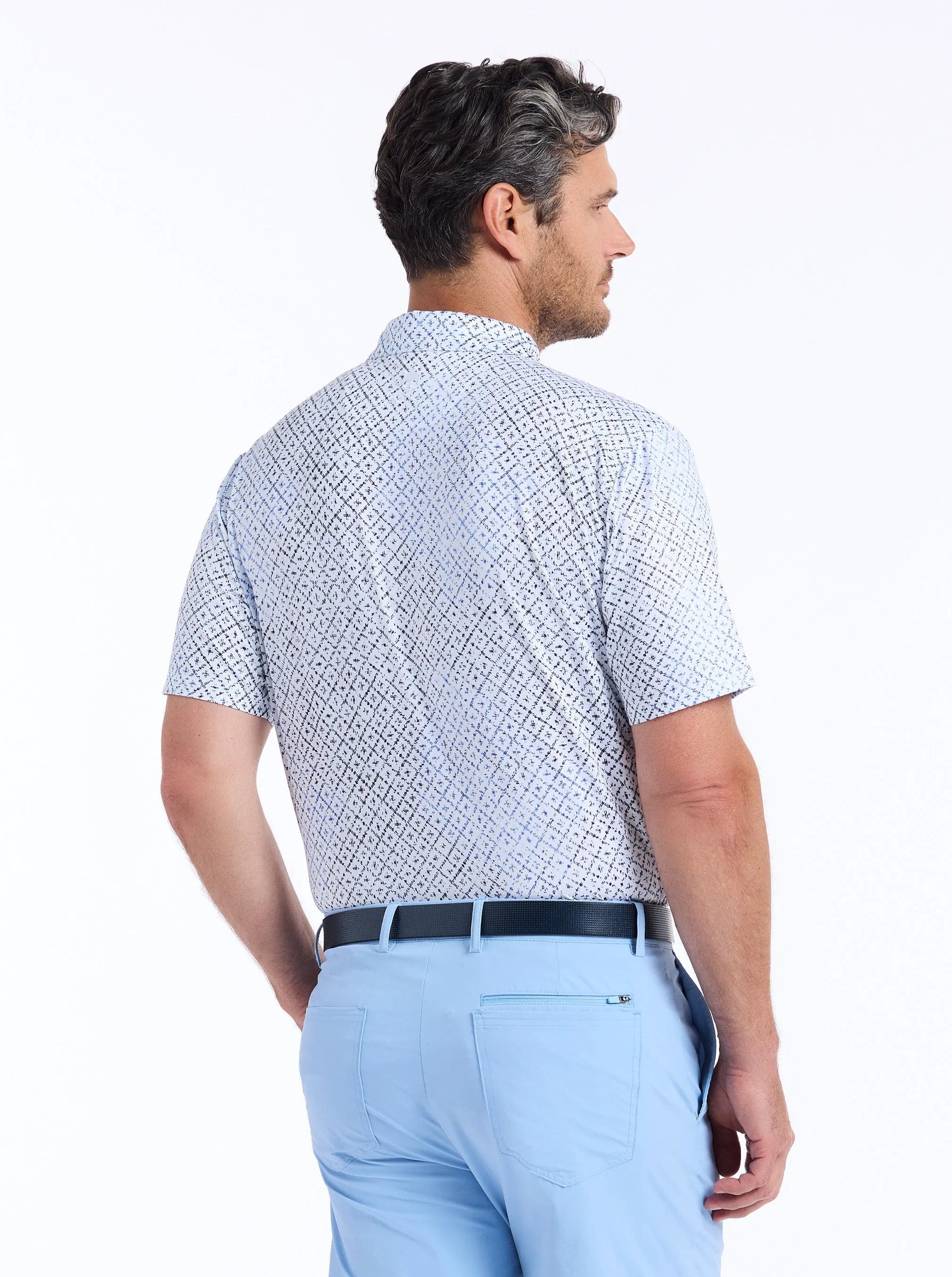 DALBY SHORT SLEEVE POLO sold by Robert Graham product image thumbnail 4