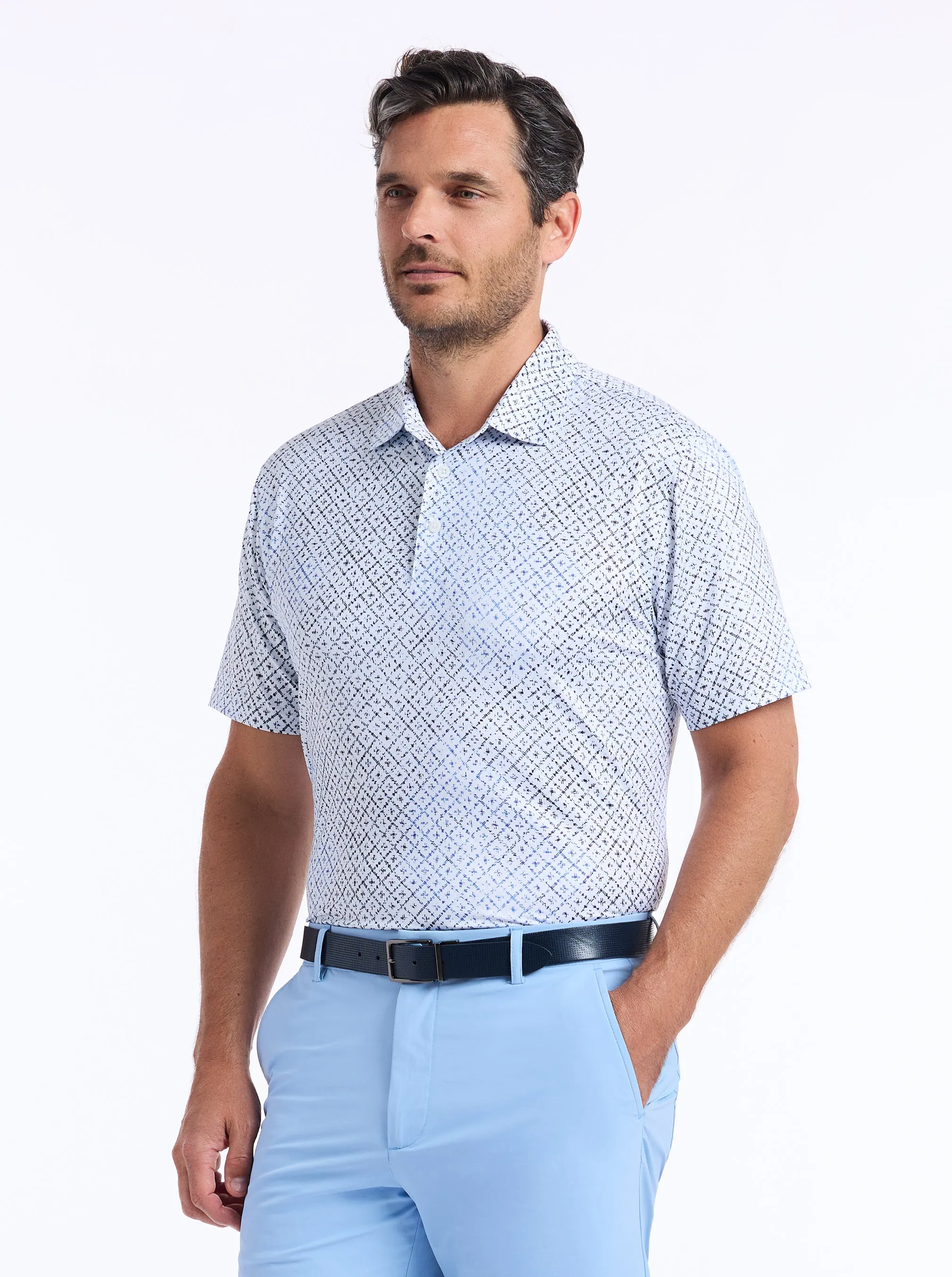 DALBY SHORT SLEEVE POLO sold by Robert Graham product image thumbnail 5