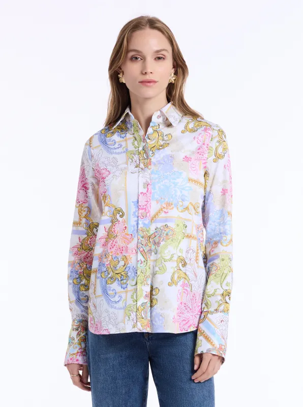 PRISCILLA LONG SLEEVE SHIRT sold by Robert Graham