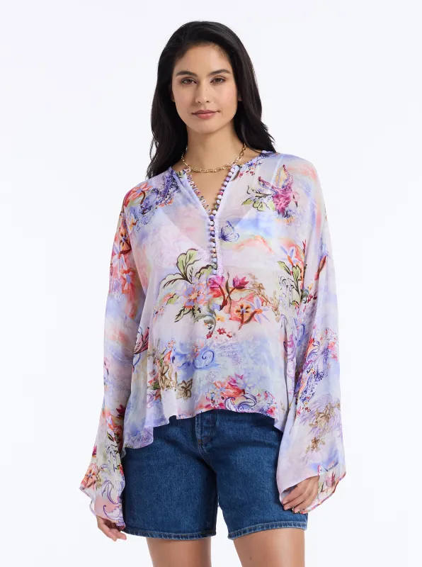 POPPY LONG SLEEVE SHIRT made by Robert Graham