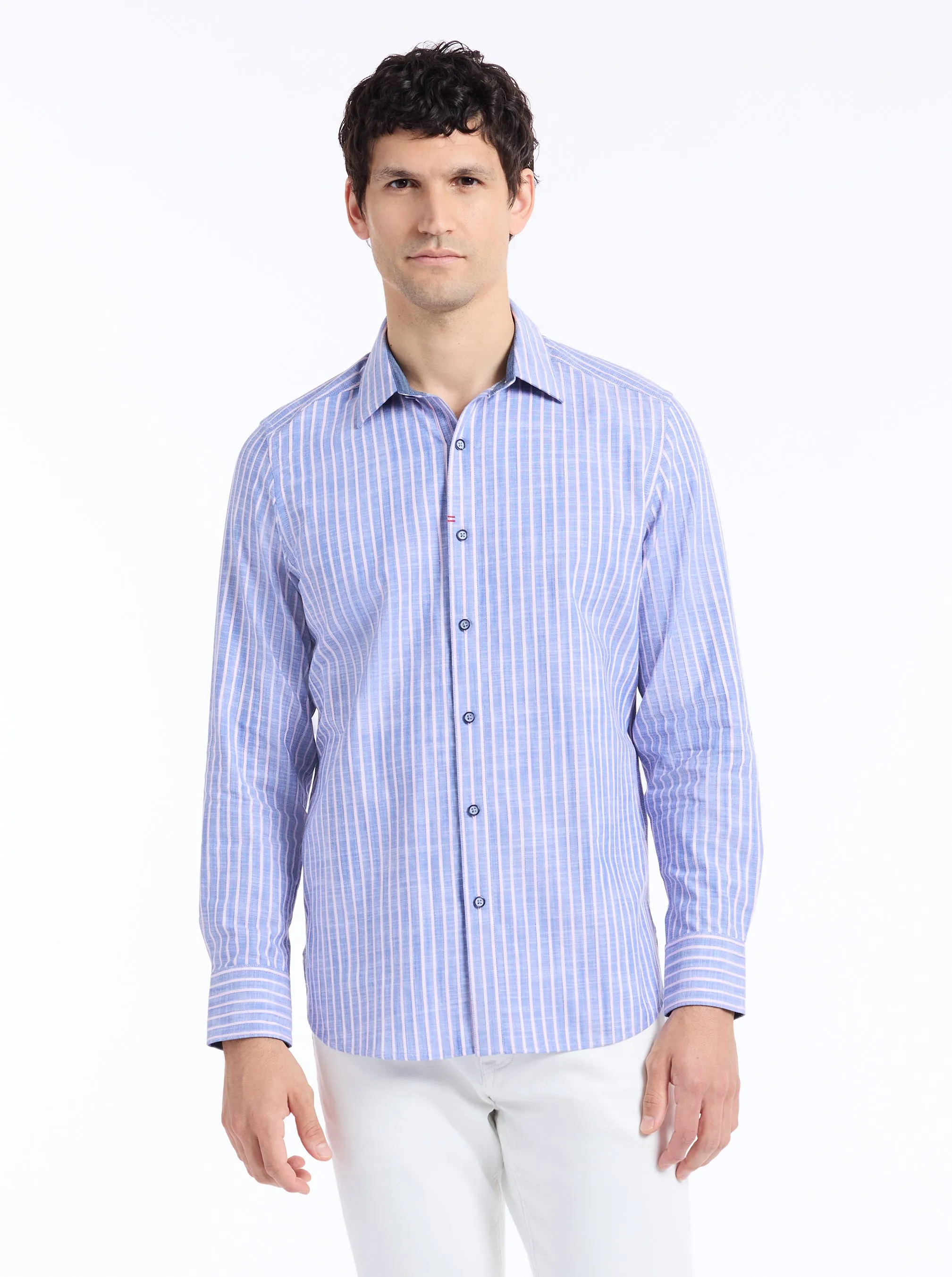 FARDELLA LONG SLEEVE BUTTON DOWN SHIRT sold by Robert Graham