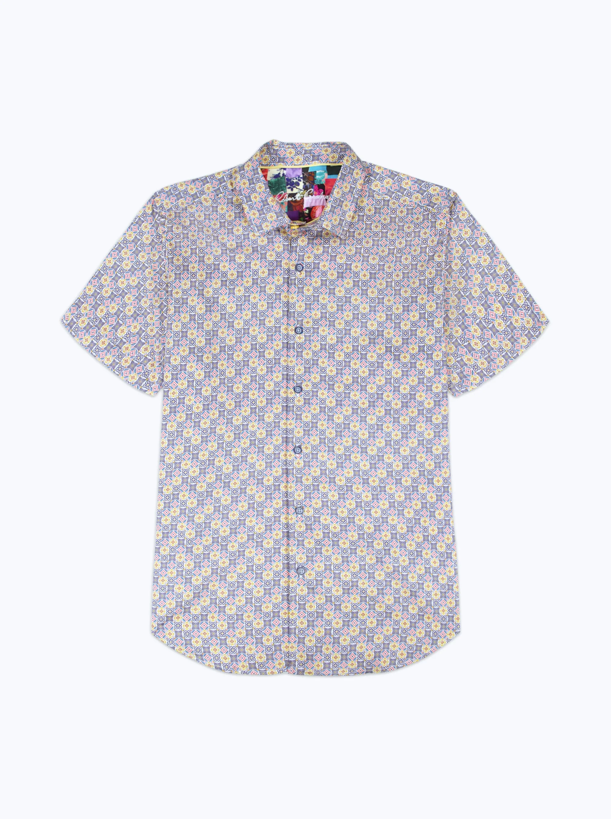 KINLOCH SHORT SLEEVE BUTTON DOWN SHIRT sold by Robert Graham product image thumbnail 2