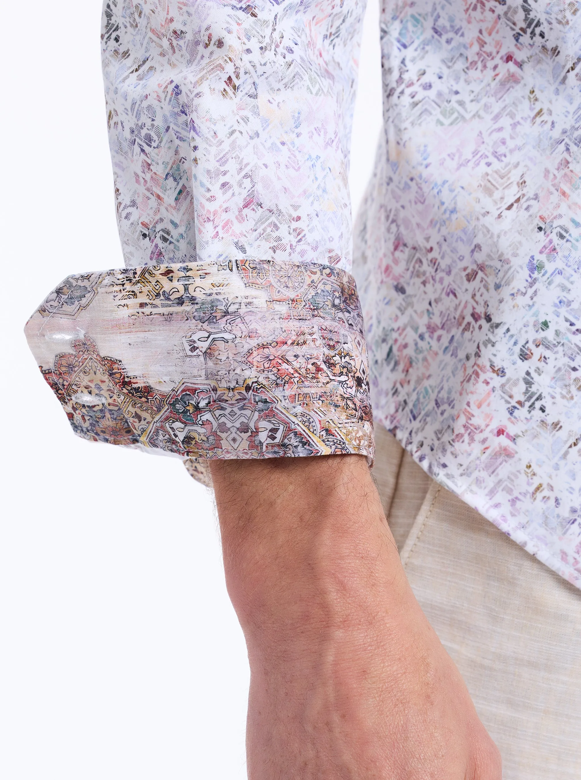 LIVERPOOL LONG SLEEVE BUTTON DOWN SHIRT sold by Robert Graham product image thumbnail 4