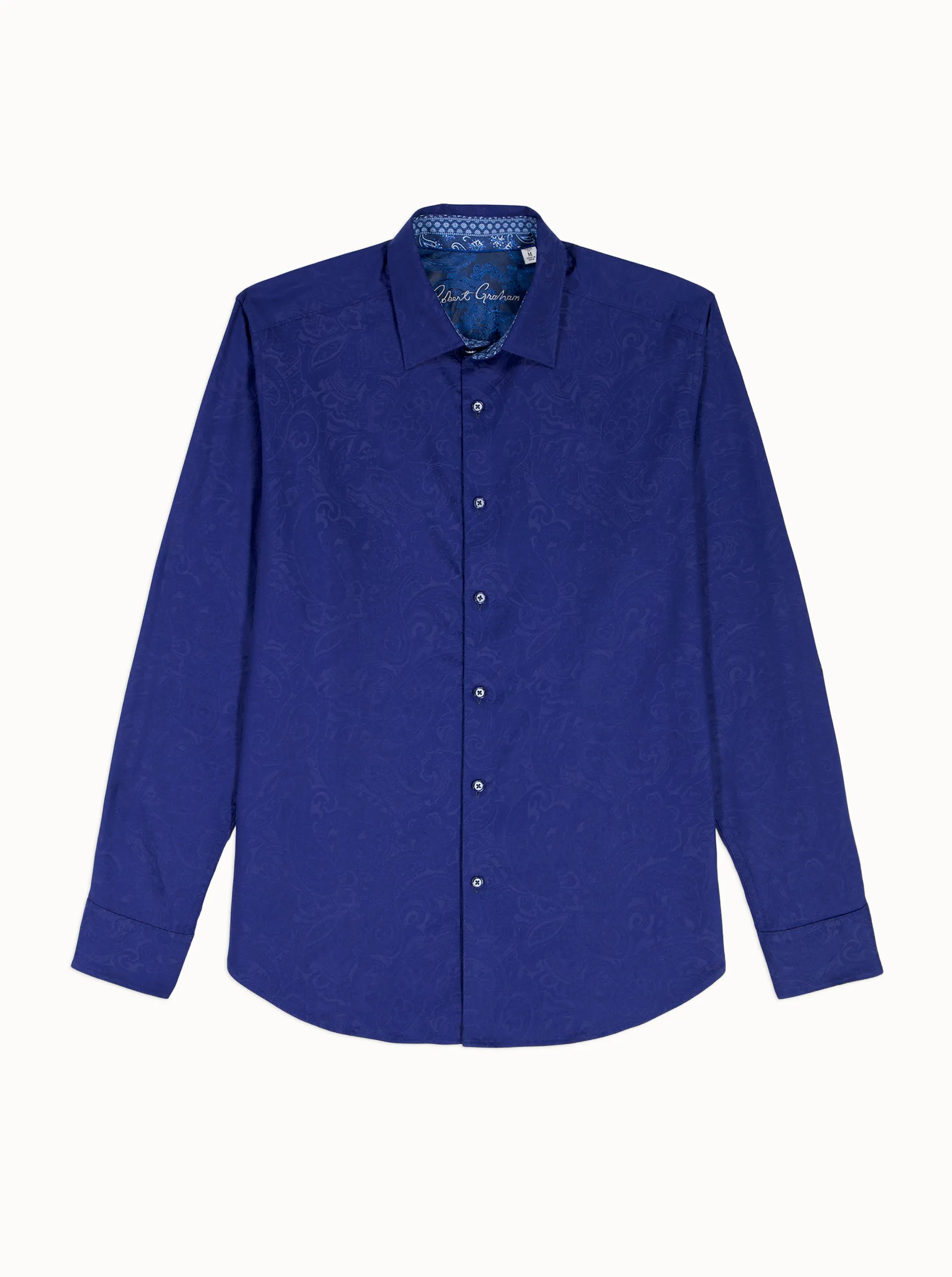 HUDSON LONG SLEEVE BUTTON DOWN SHIRT sold by Robert Graham product image thumbnail 4