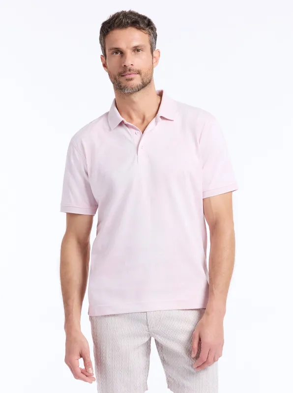 LINFORD SHORT SLEEVE POLO made by Robert Graham