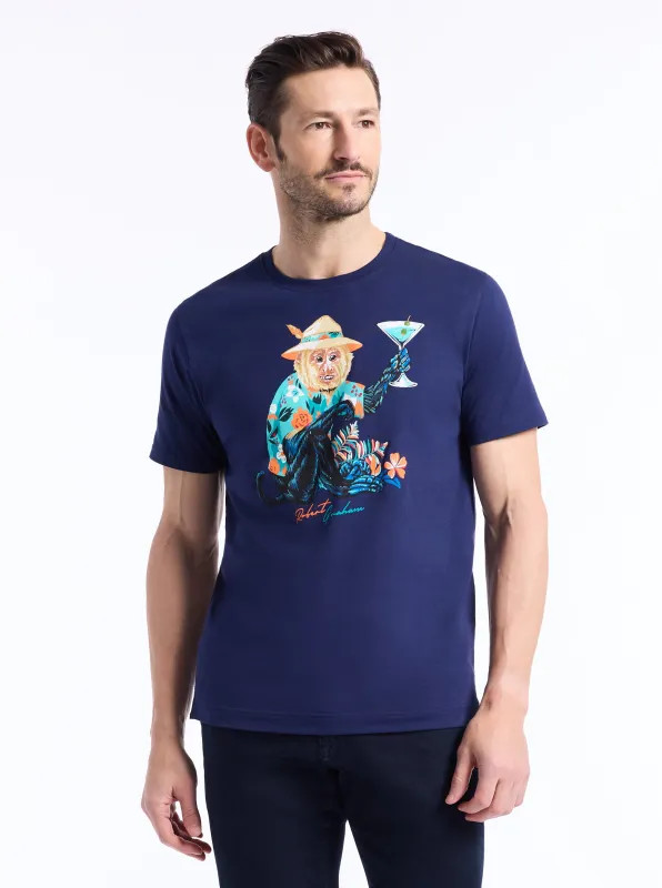 MONKEY VACATION SHORT SLEEVE T-SHIRT sold by Robert Graham