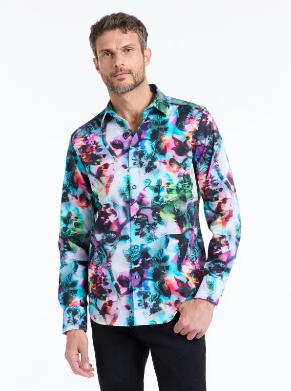 ASHBURY LONG SLEEVE BUTTON DOWN SHIRT made by Robert Graham