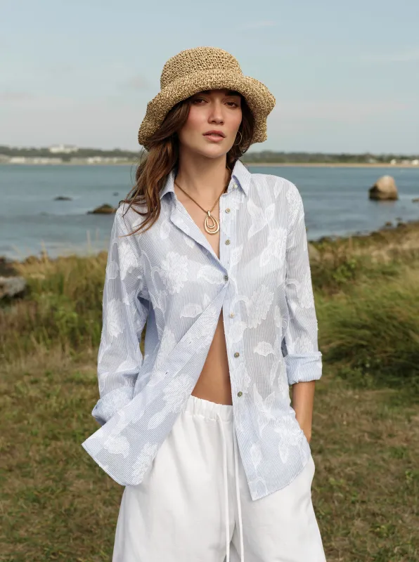 CARRIE LONG SLEEVE SHIRT made by Robert Graham