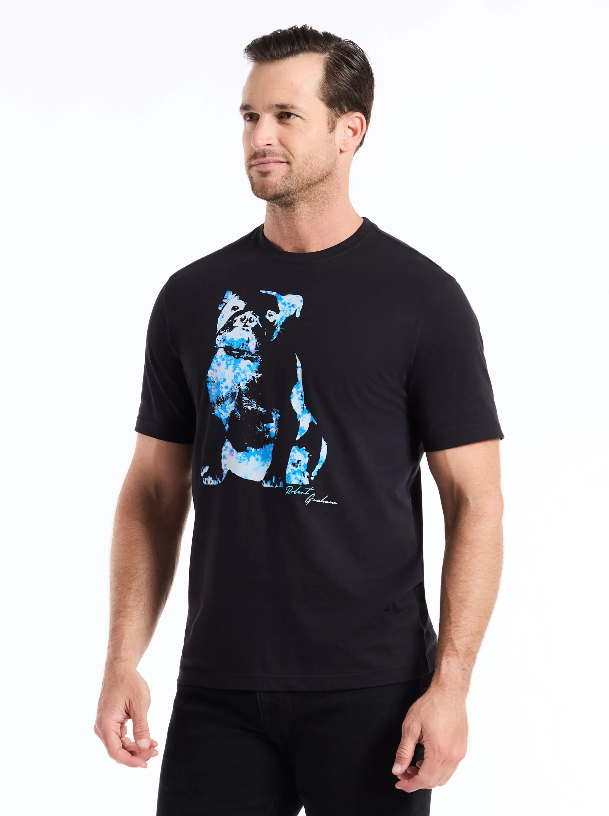 NEON GRAHAM SHORT SLEEVE T-SHIRT sold by Robert Graham product image thumbnail 3