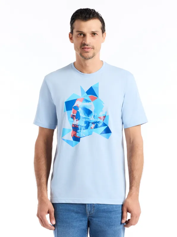 DIAMOND SKULL SHORT SLEEVE T-SHIRT made by Robert Graham