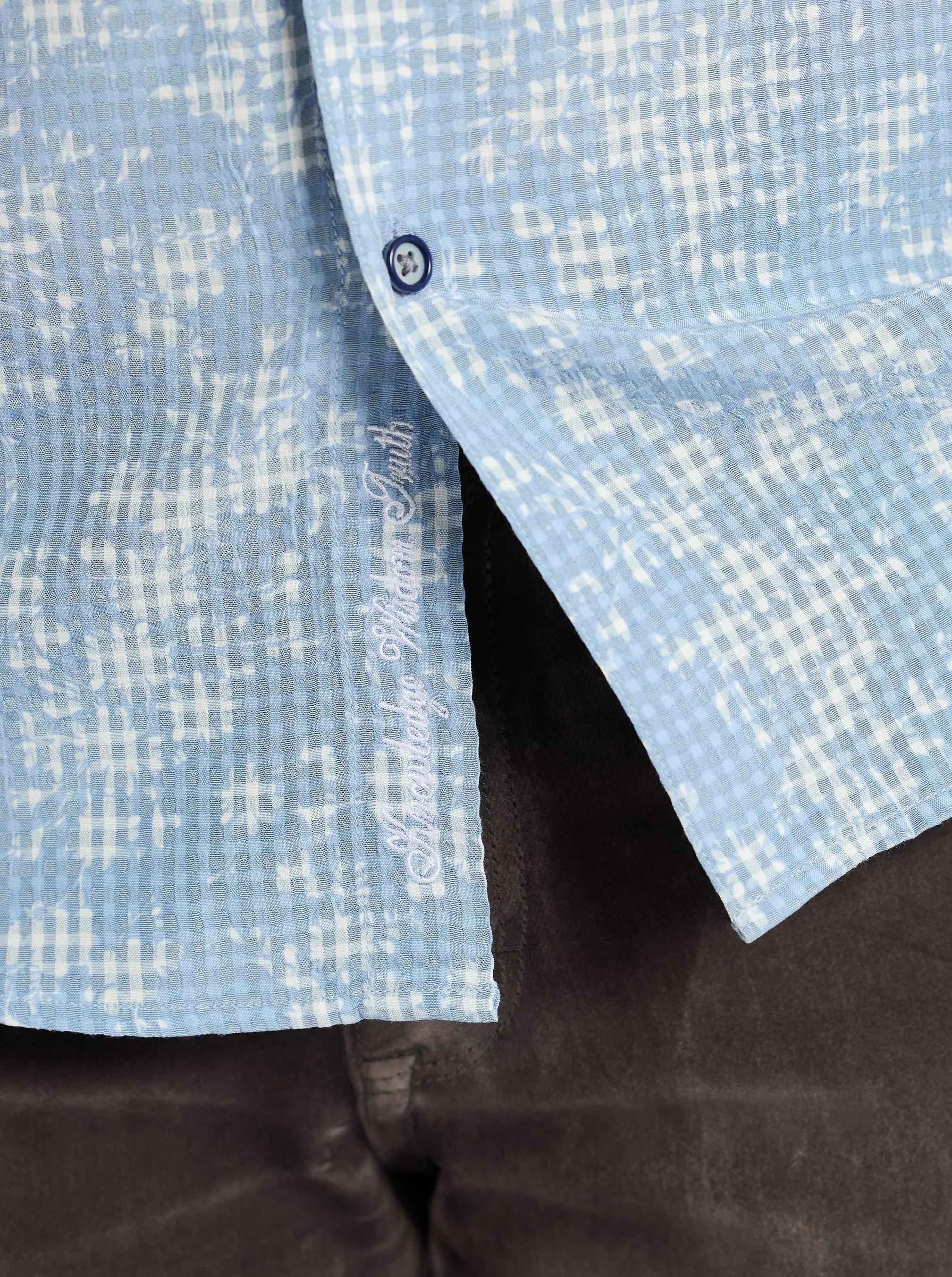 ANGOLA LONG SLEEVE BUTTON DOWN SHIRT sold by Robert Graham product image thumbnail 3