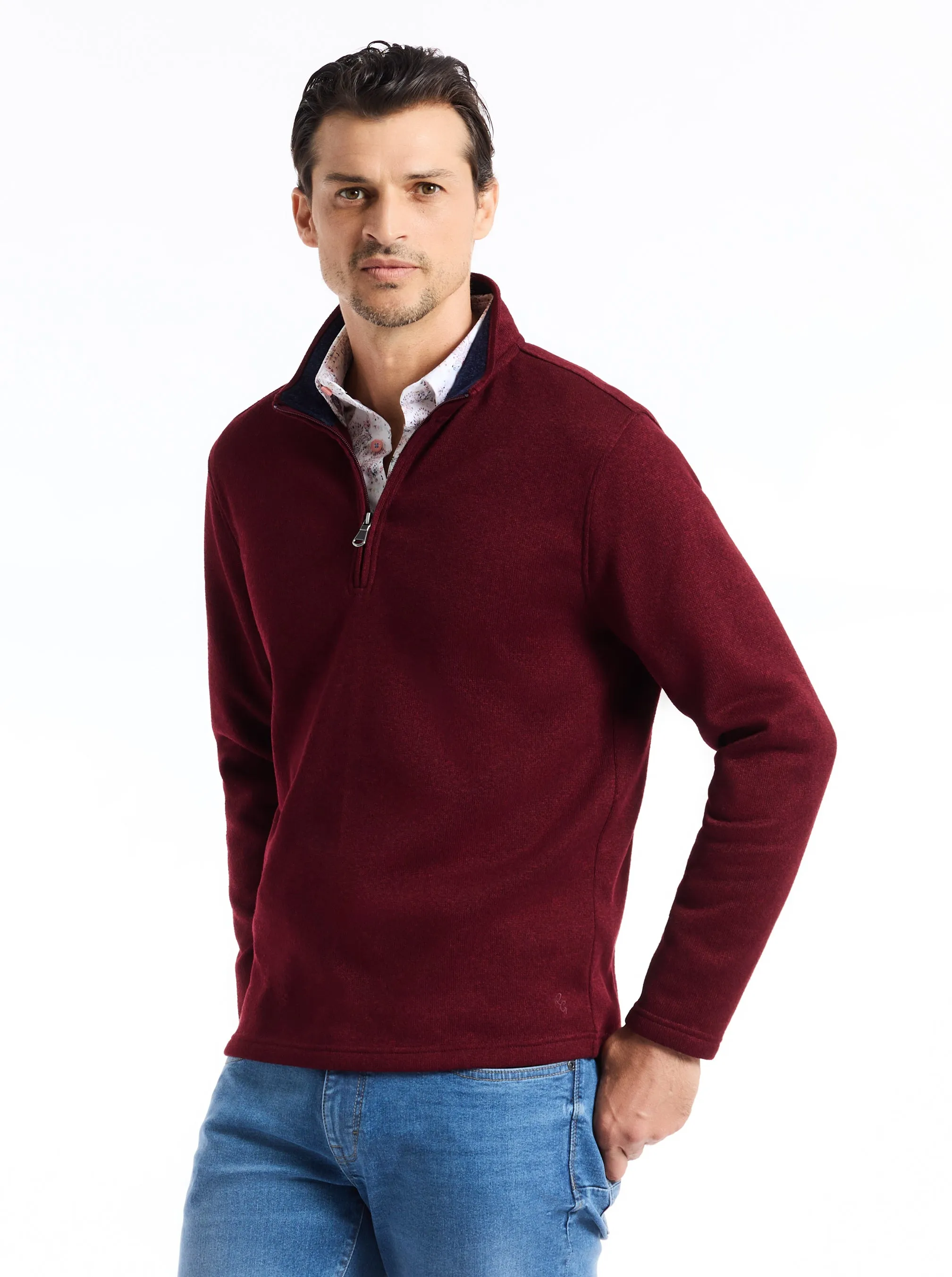 KENWOOD LONG SLEEVE SWEATER sold by Robert Graham product image thumbnail 3