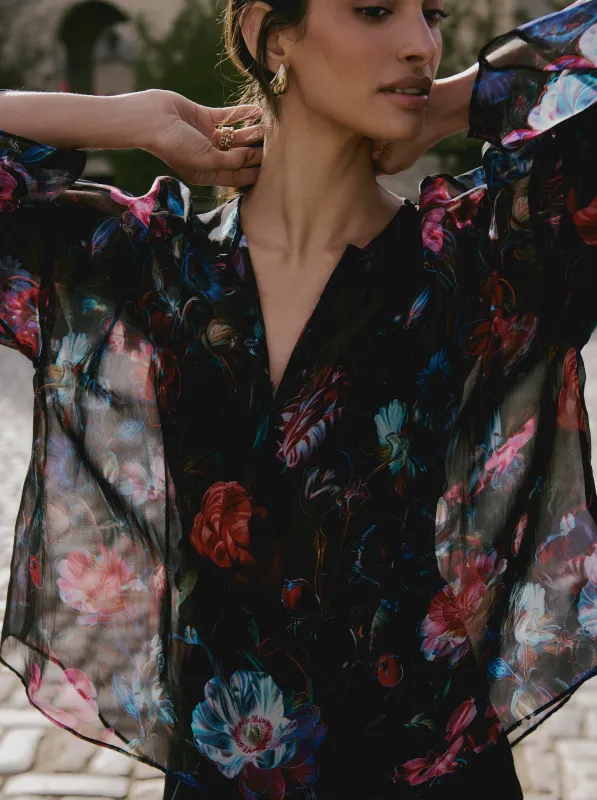 POPPY LONG SLEEVE SHIRT made by Robert Graham