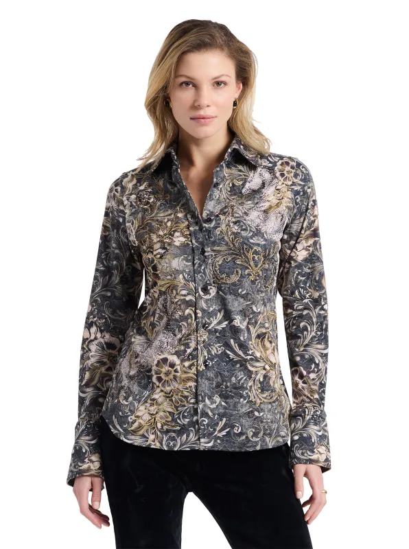 LIMITED EDITION WILD MANE LONG SLEEVE SHIRT made by Robert Graham