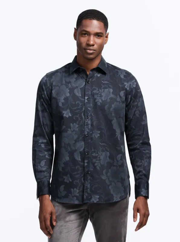 BARNSWORTH LONG SLEEVE BUTTON DOWN SHIRT made by Robert Graham