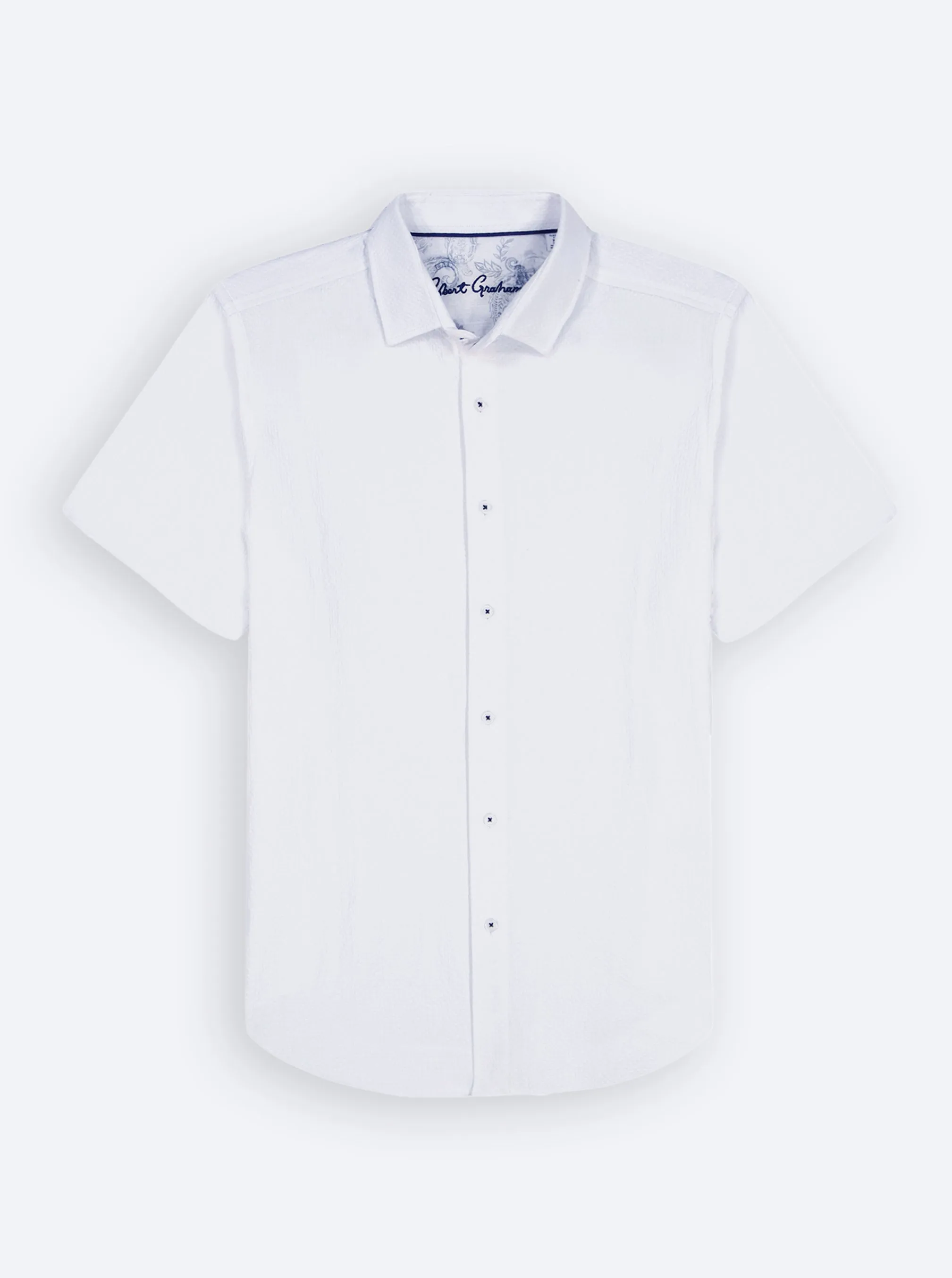 REID SHORT SLEEVE BUTTON DOWN SHIRT sold by Robert Graham product image thumbnail 2