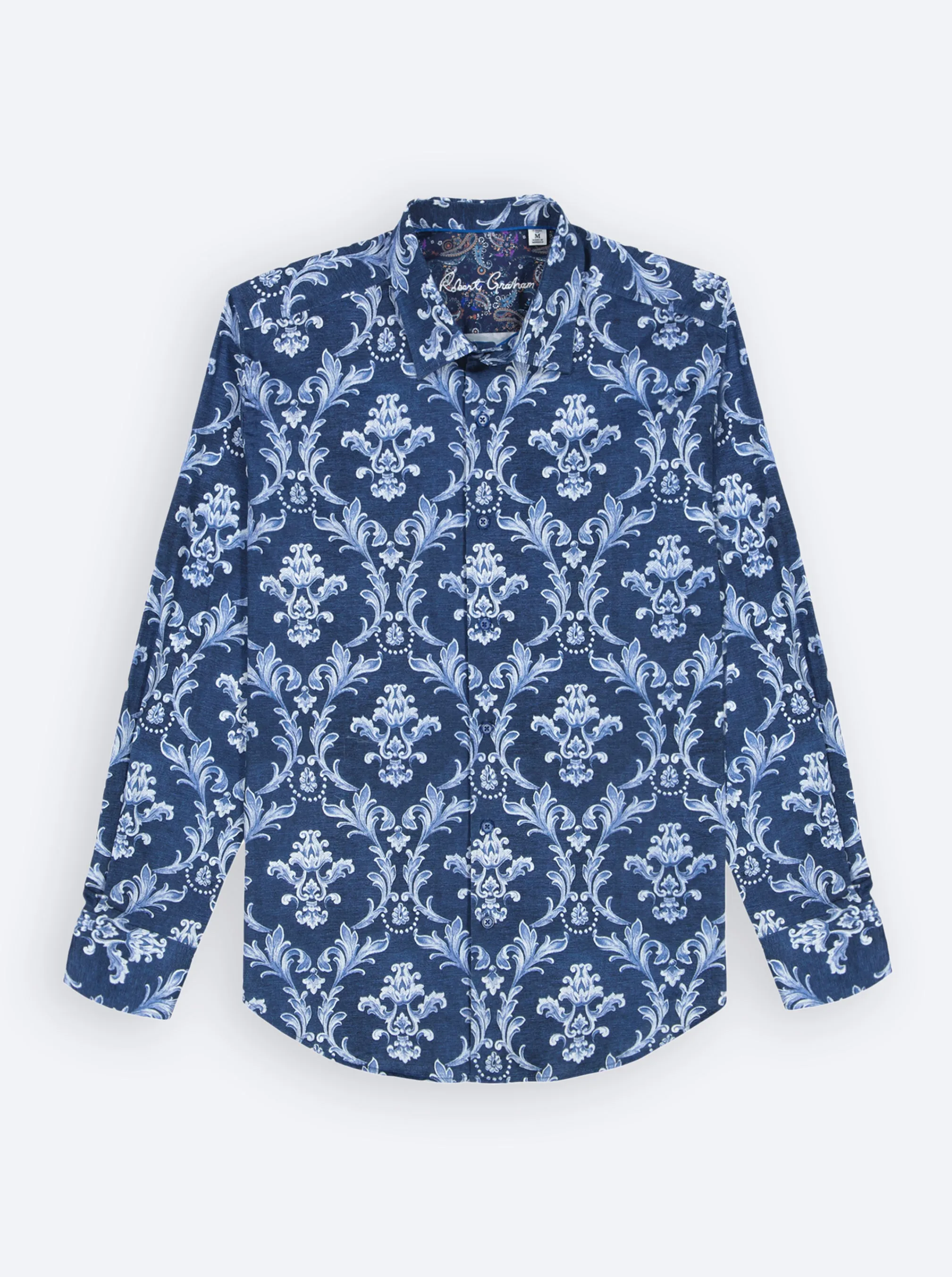 NEVILLE LONG SLEEVE BUTTON DOWN SHIRT TALL sold by Robert Graham product image thumbnail 2