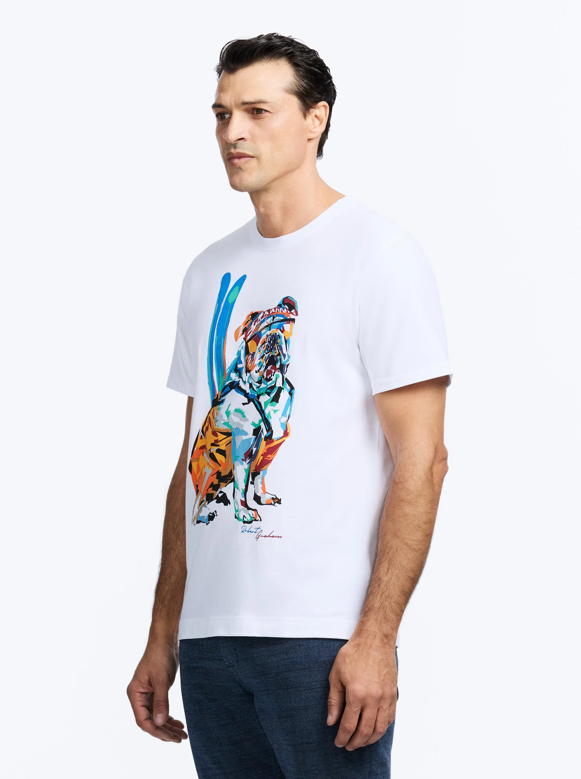 SKI GRAHAM SHORT SLEEVE T-SHIRT sold by Robert Graham product image thumbnail 5