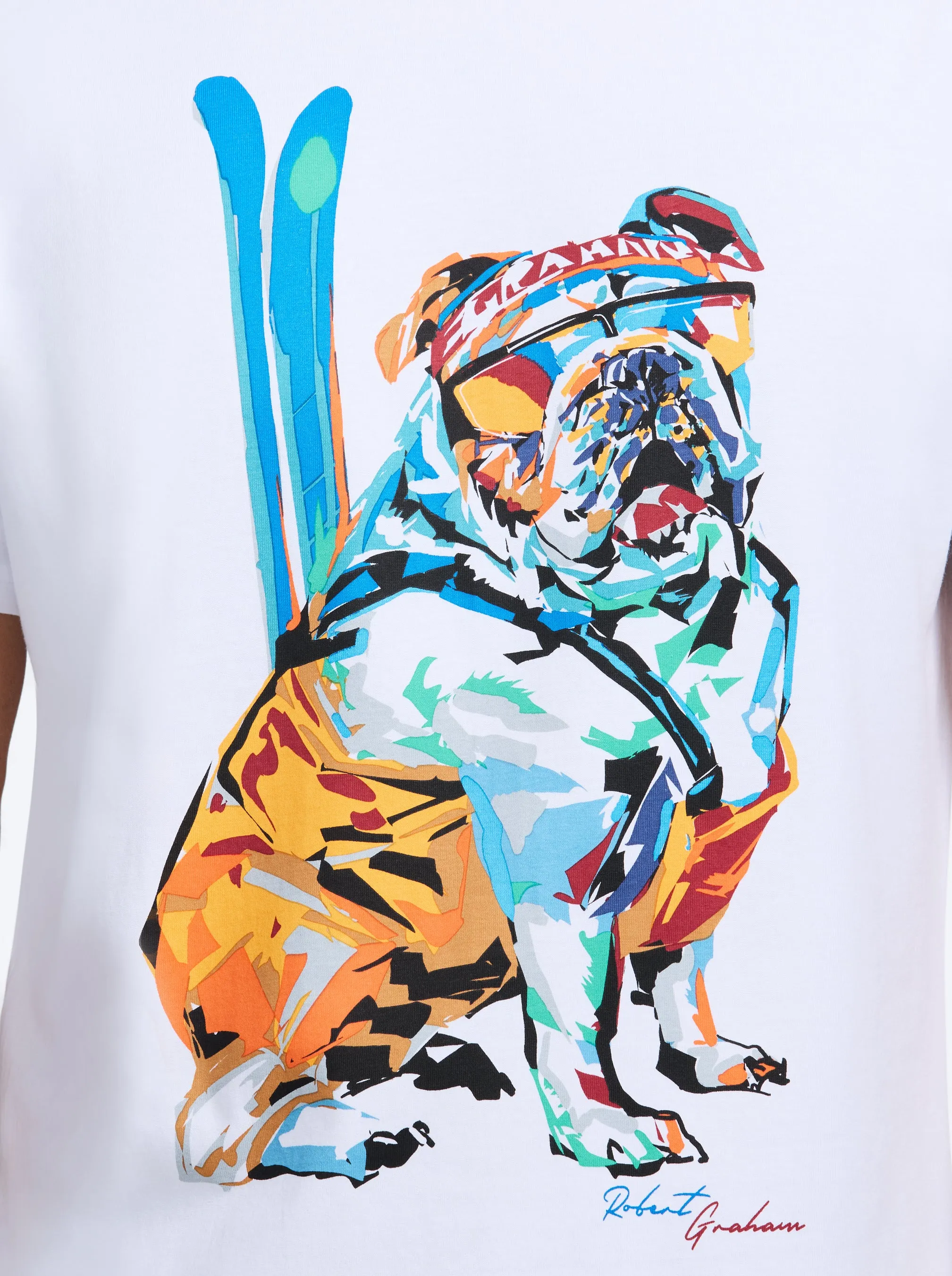 SKI GRAHAM SHORT SLEEVE T-SHIRT sold by Robert Graham product image thumbnail 3