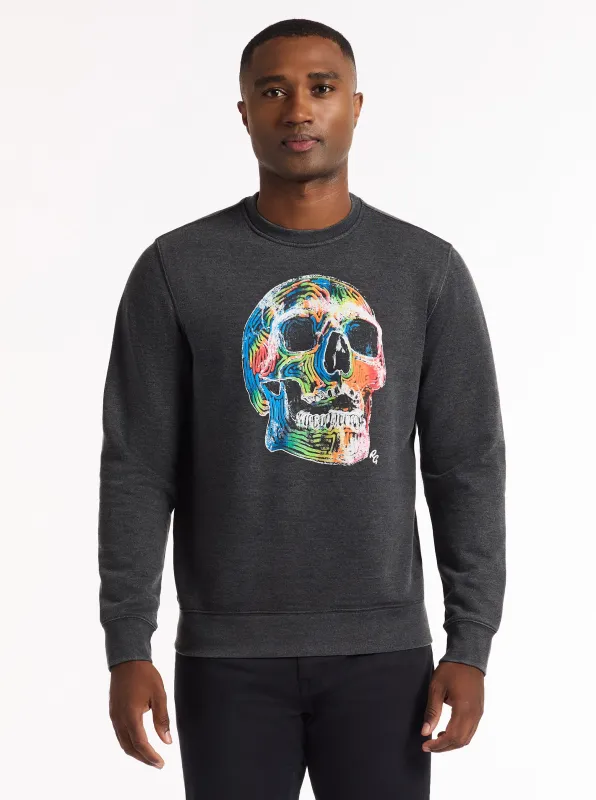 NEON BONES SWEATSHIRT made by Robert Graham