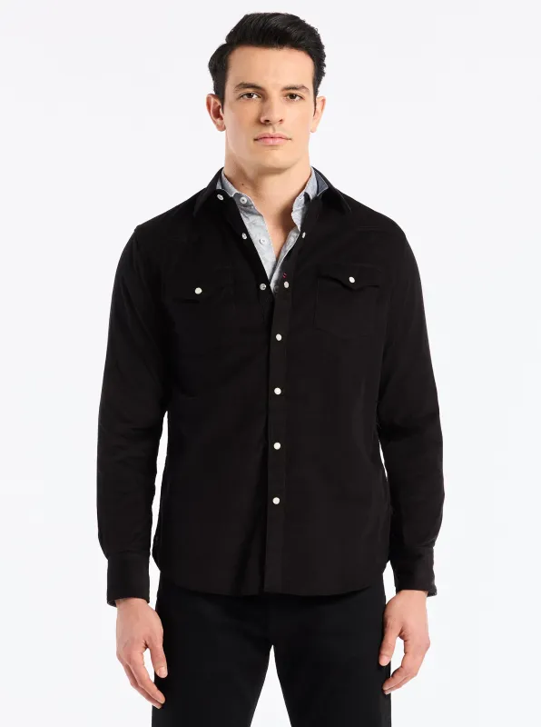 WYATT LONG SLEEVE BUTTON DOWN SHIRT made by Robert Graham