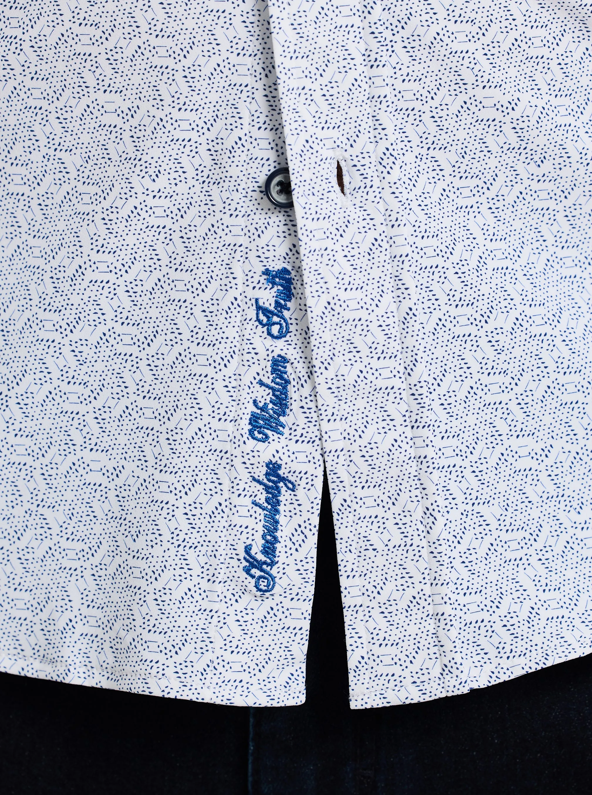 ASTERIK LONG SLEEVE BUTTON DOWN SHIRT sold by Robert Graham product image thumbnail 5