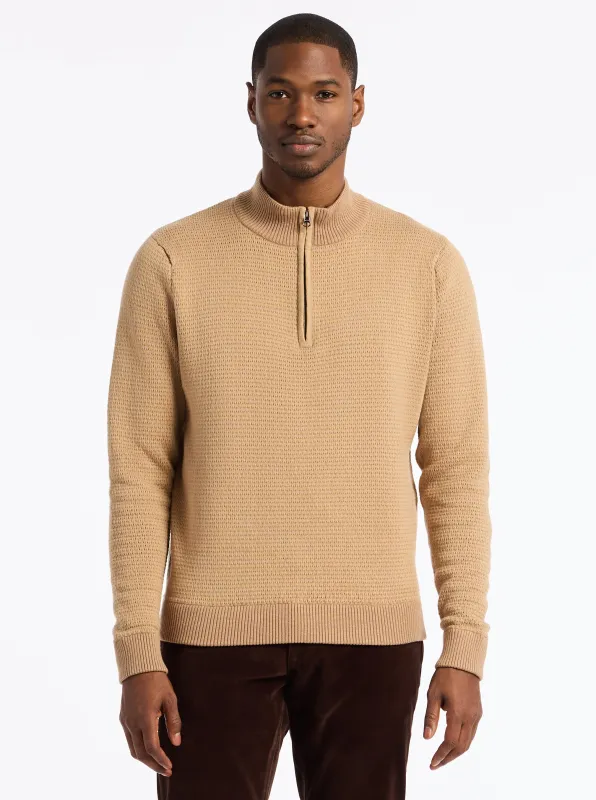 WALTON LONG SLEEVE SWEATER made by Robert Graham