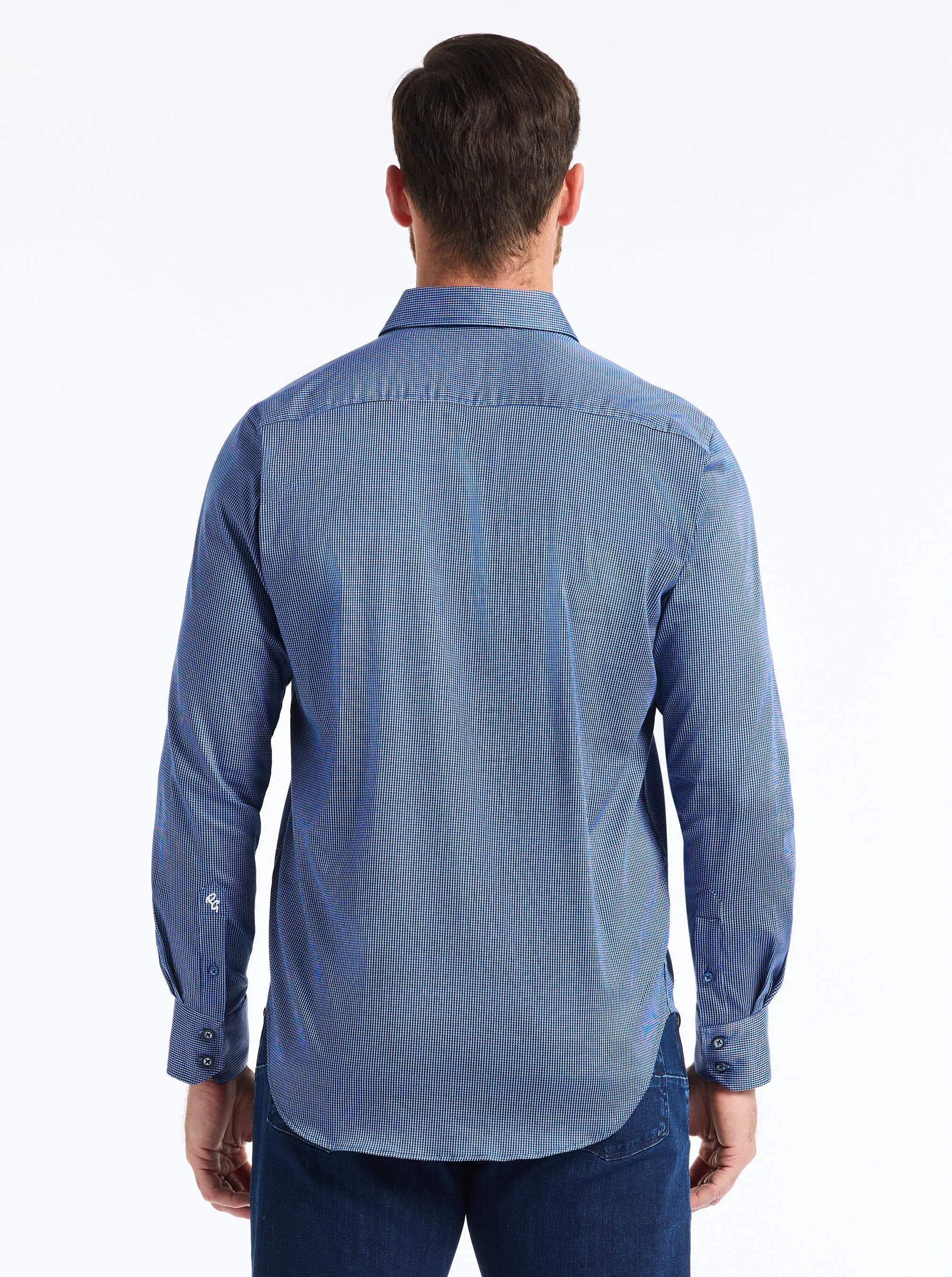 CORTLAND LONG SLEEVE BUTTON DOWN SHIRT sold by Robert Graham product image thumbnail 3