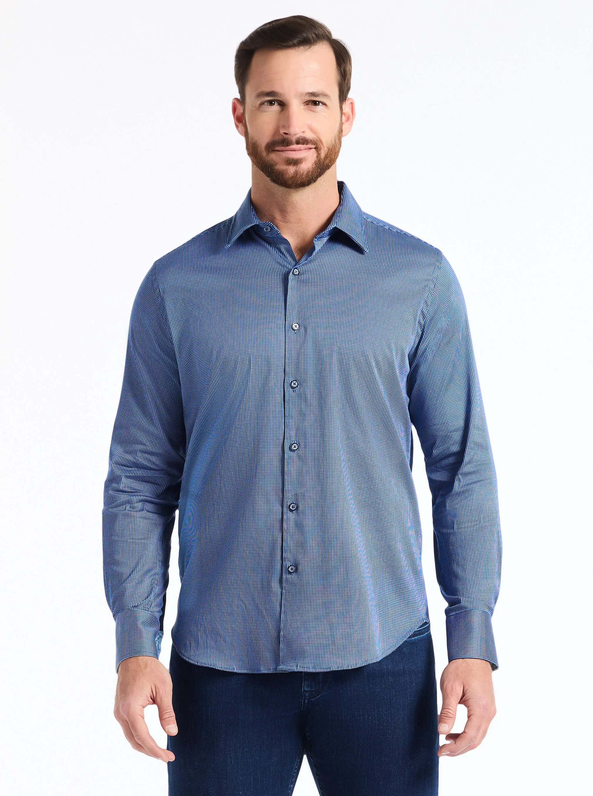 CORTLAND LONG SLEEVE BUTTON DOWN SHIRT sold by Robert Graham