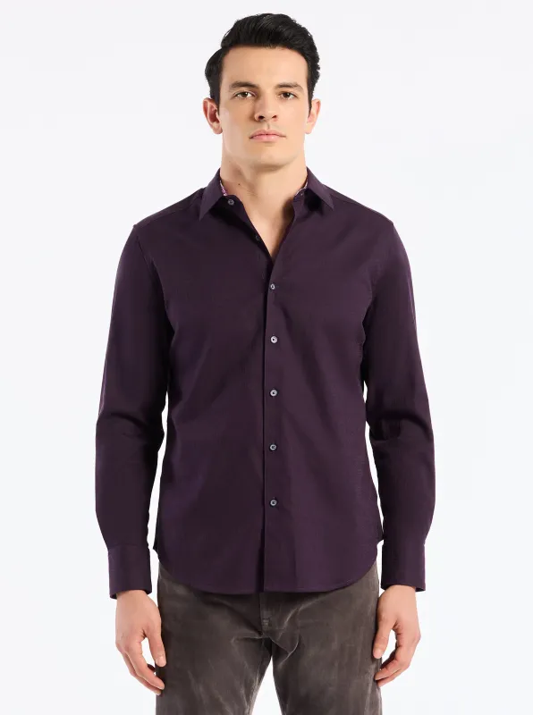 ODYSSEY LONG SLEEVE BUTTON DOWN SHIRT made by Robert Graham