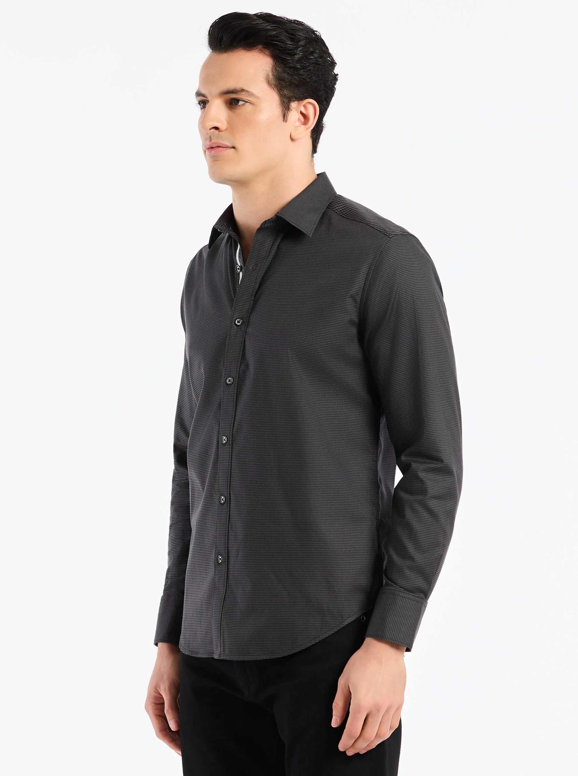 KENMARE LONG SLEEVE BUTTON DOWN SHIRT sold by Robert Graham product image thumbnail 4