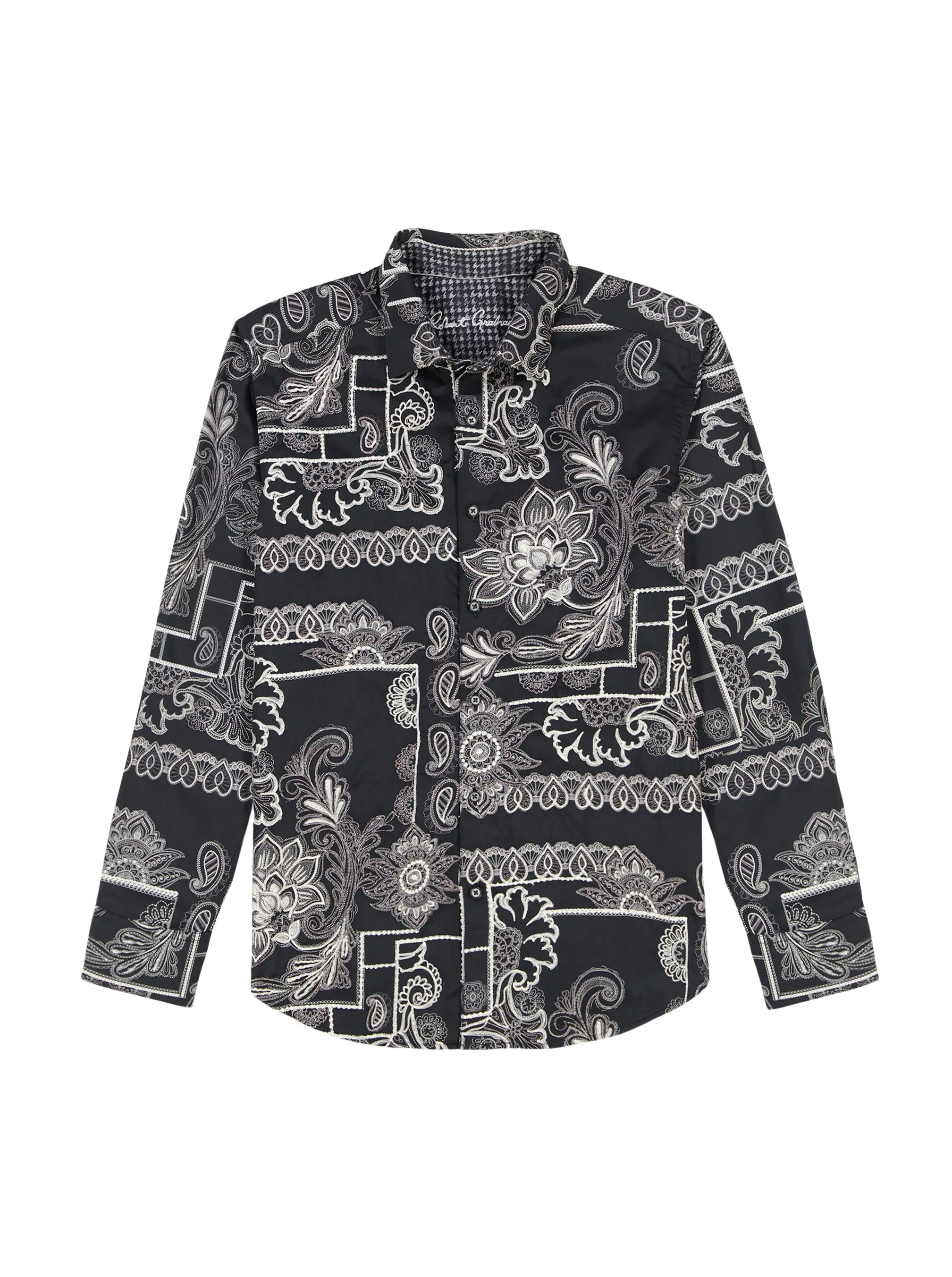ARDEN LONG SLEEVE BUTTON DOWN SHIRT sold by Robert Graham product image thumbnail 2