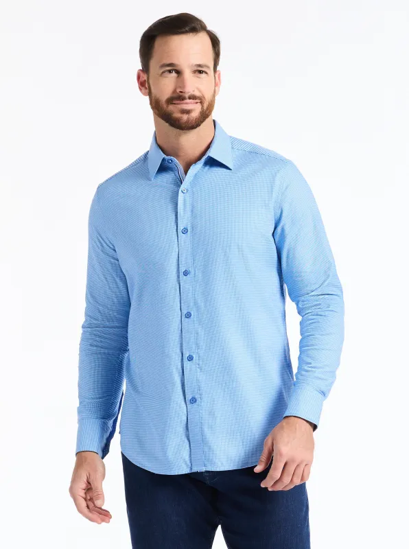 KENMARE LONG SLEEVE BUTTON DOWN SHIRT made by Robert Graham