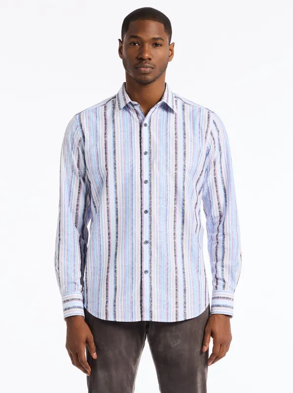 DRAKESWOOD LONG SLEEVE BUTTON DOWN SHIRT made by Robert Graham