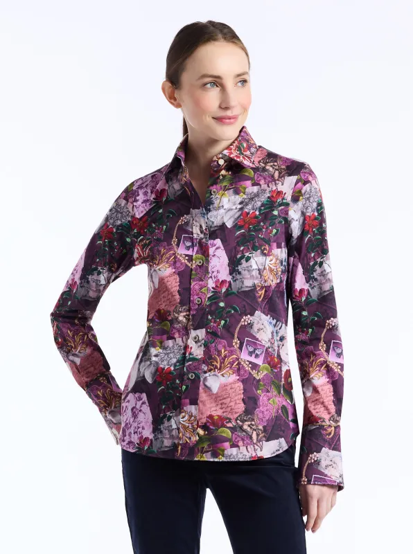 PRISCILLA LONG SLEEVE SHIRT sold by Robert Graham