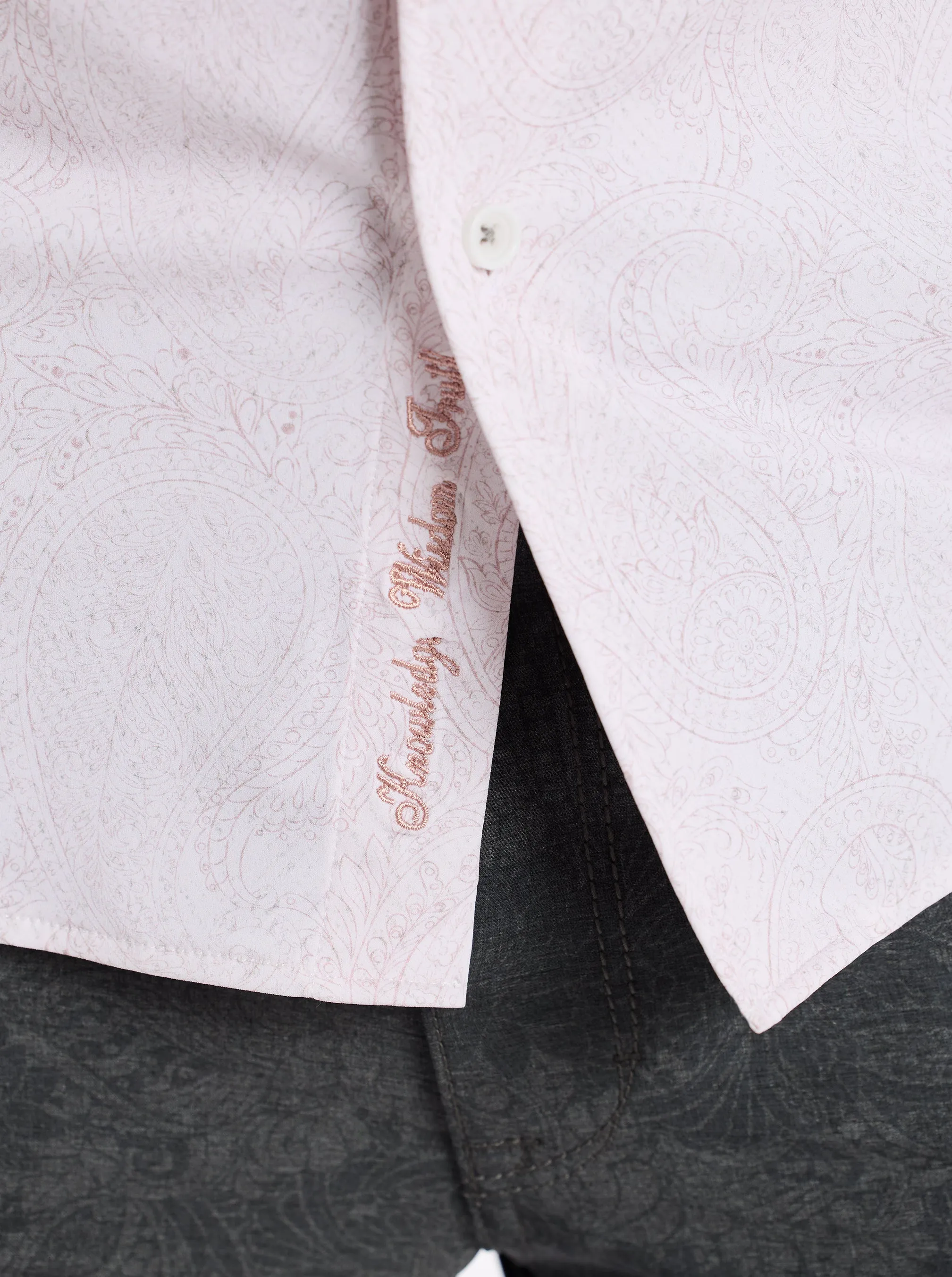 THURSTON LONG SLEEVE BUTTON DOWN KNIT SHIRT sold by Robert Graham product image thumbnail 5