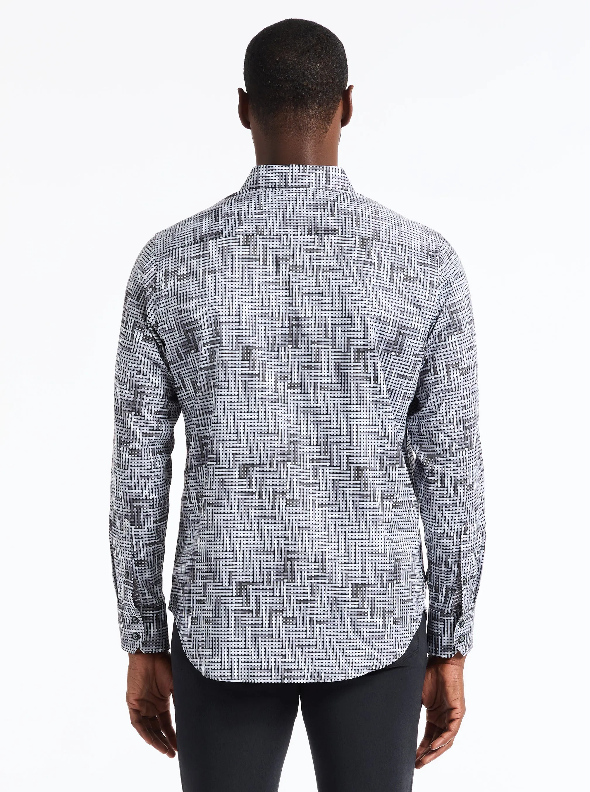 BERKLEY LONG SLEEVE BUTTON DOWN SHIRT sold by Robert Graham product image thumbnail 3