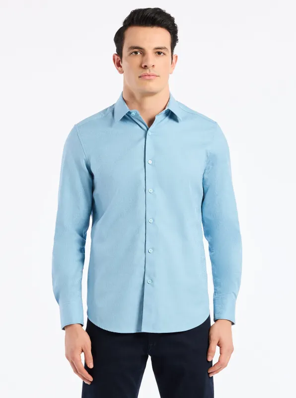 ODYSSEY LONG SLEEVE BUTTON DOWN SHIRT made by Robert Graham