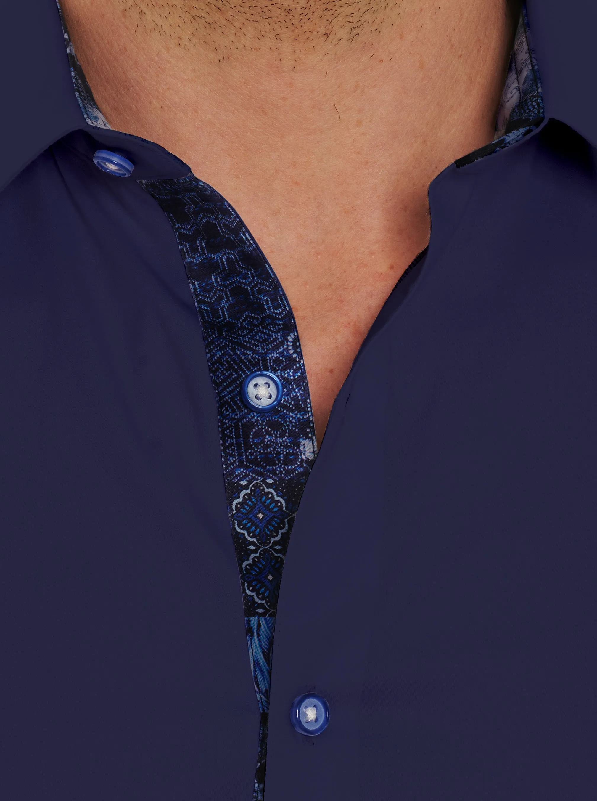 RIGHTEOUS 2 LONG SLEEVE BUTTON DOWN SHIRT sold by Robert Graham product image thumbnail 3