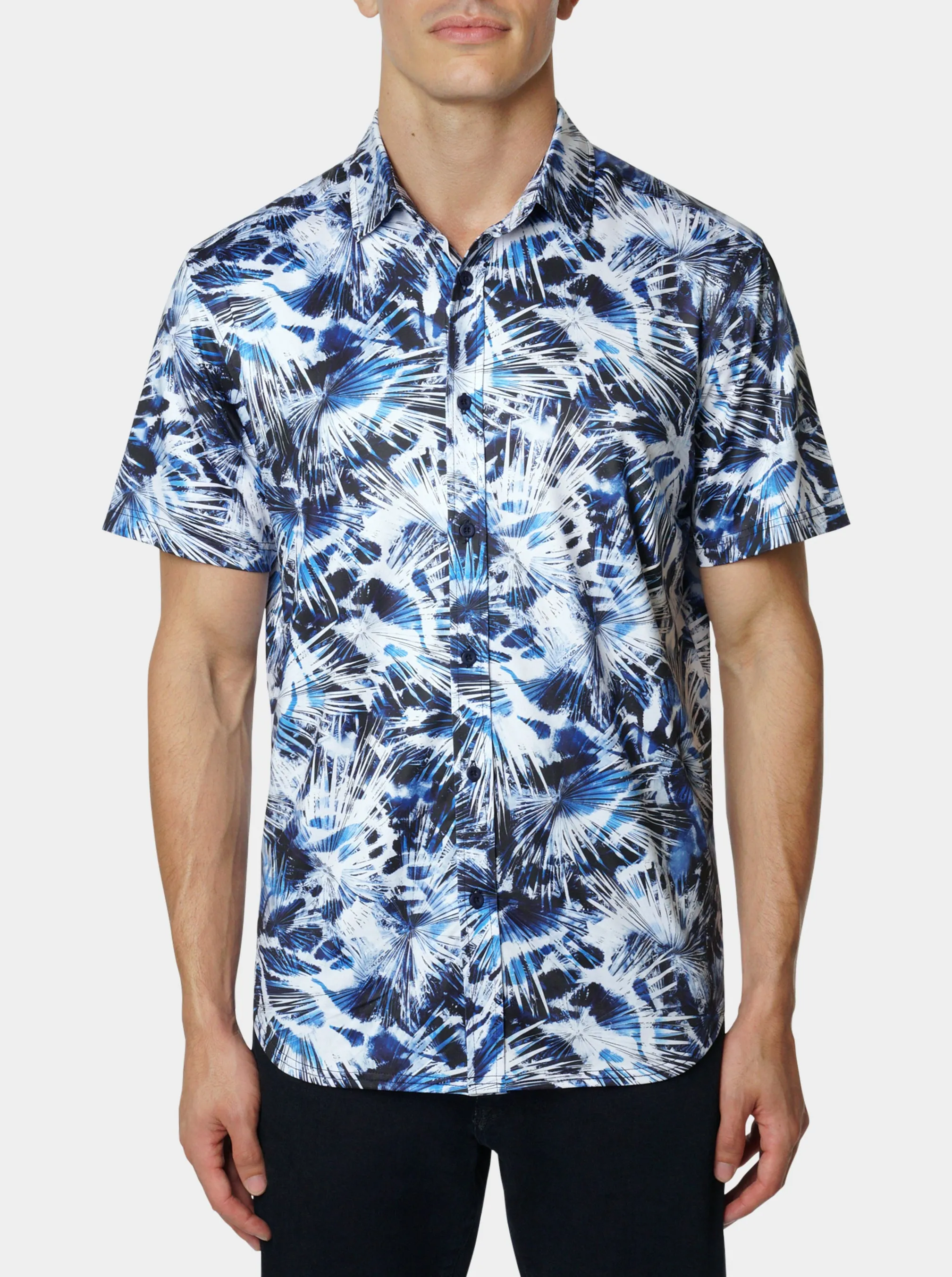 DONATO SHORT SLEEVE BUTTON DOWN SHIRT sold by Robert Graham product image thumbnail 3