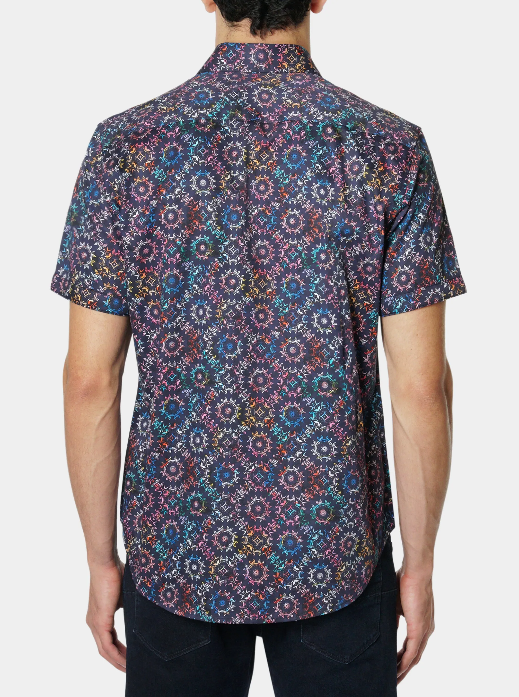 GALINDO SHORT SLEEVE BUTTON DOWN SHIRT sold by Robert Graham product image thumbnail 3