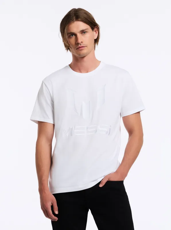 MESSI LOGO SHORT SLEEVE T-SHIRT made by Robert Graham
