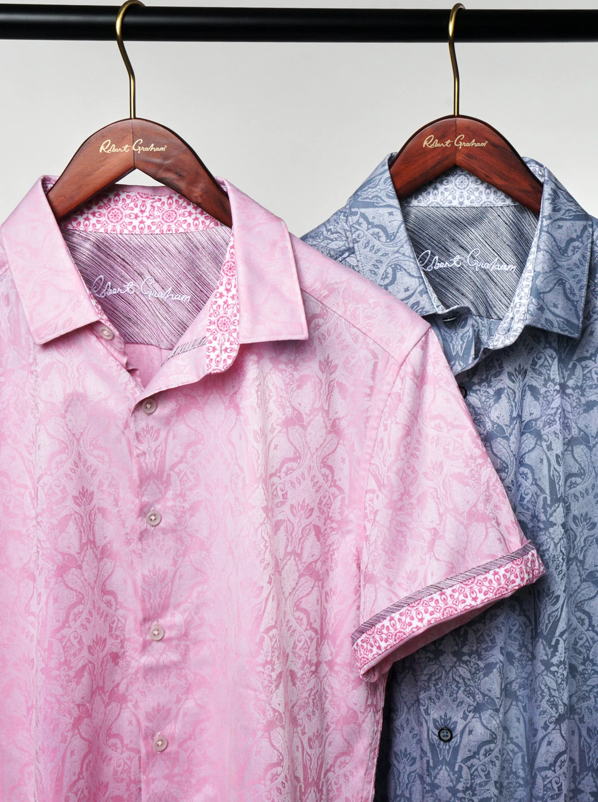 HIGHLAND SHORT SLEEVE BUTTON DOWN SHIRT sold by Robert Graham product image thumbnail 2