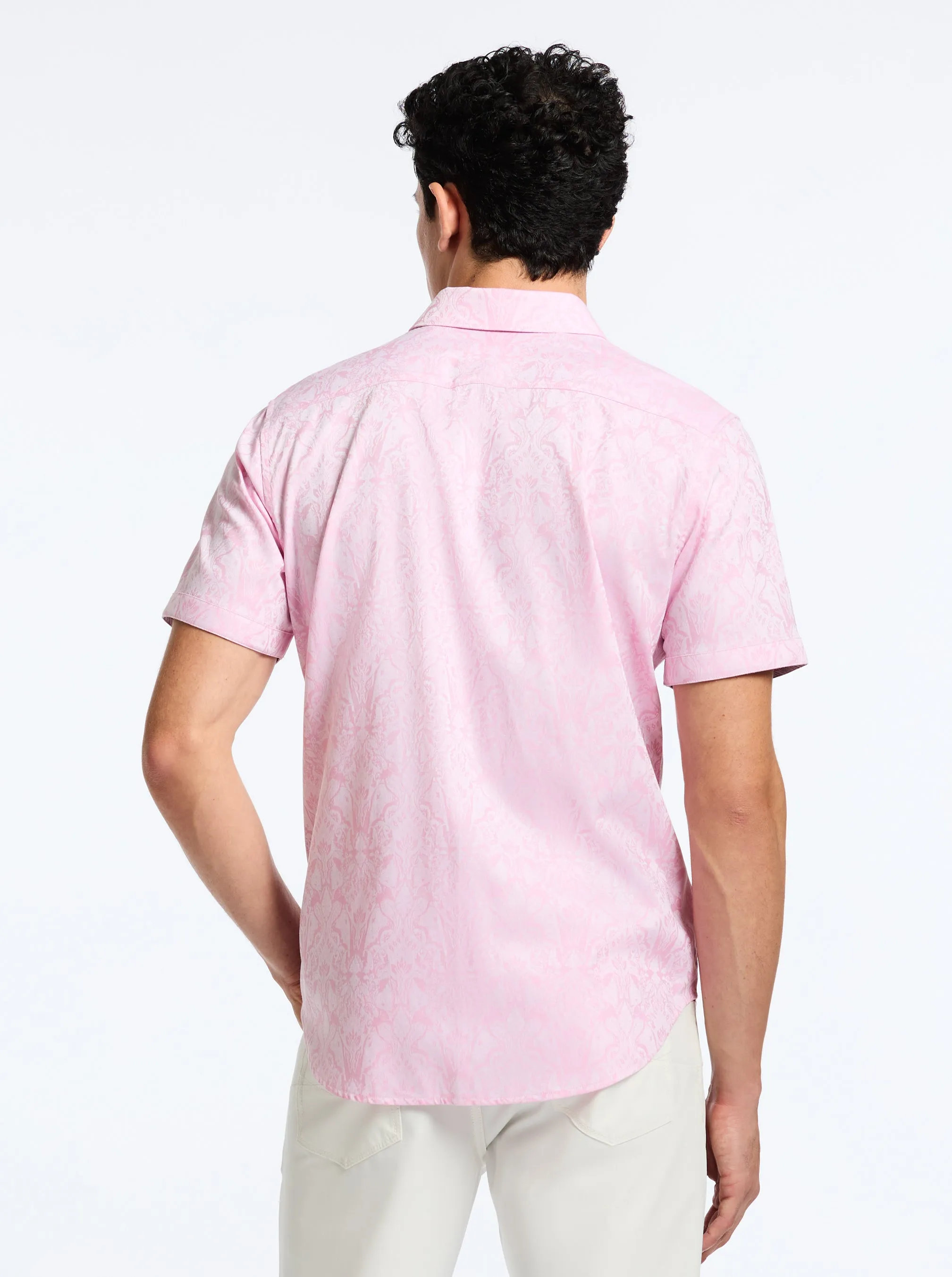 HIGHLAND SHORT SLEEVE BUTTON DOWN SHIRT sold by Robert Graham product image thumbnail 3