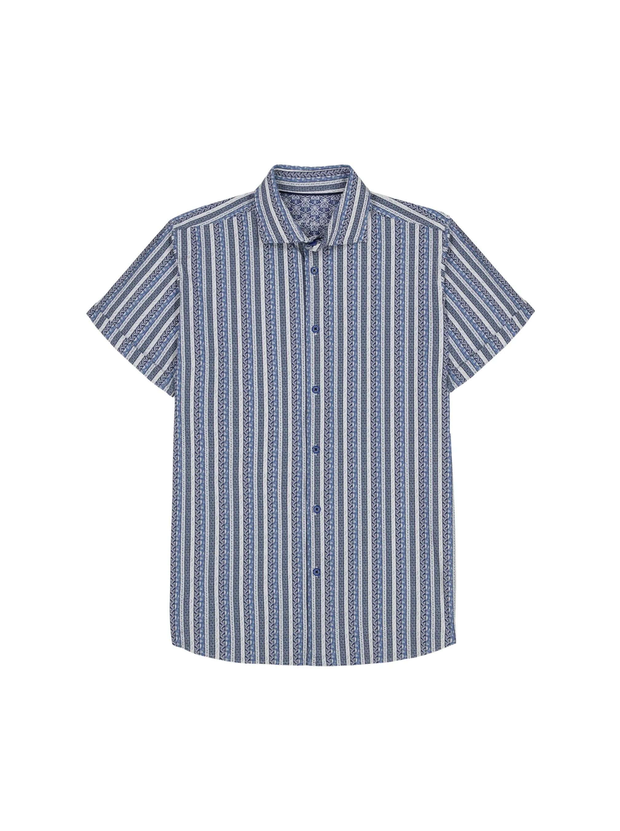 IONIAN SHORT SLEEVE BUTTON DOWN SHIRT sold by Robert Graham product image thumbnail 2