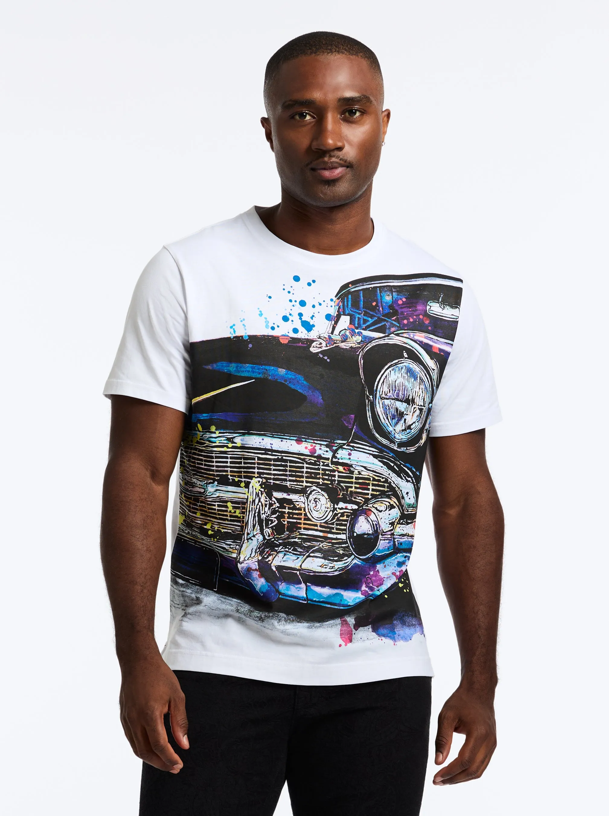 HIGHWAY CRUISE SHORT SLEEVE T-SHIRT sold by Robert Graham product image thumbnail 4