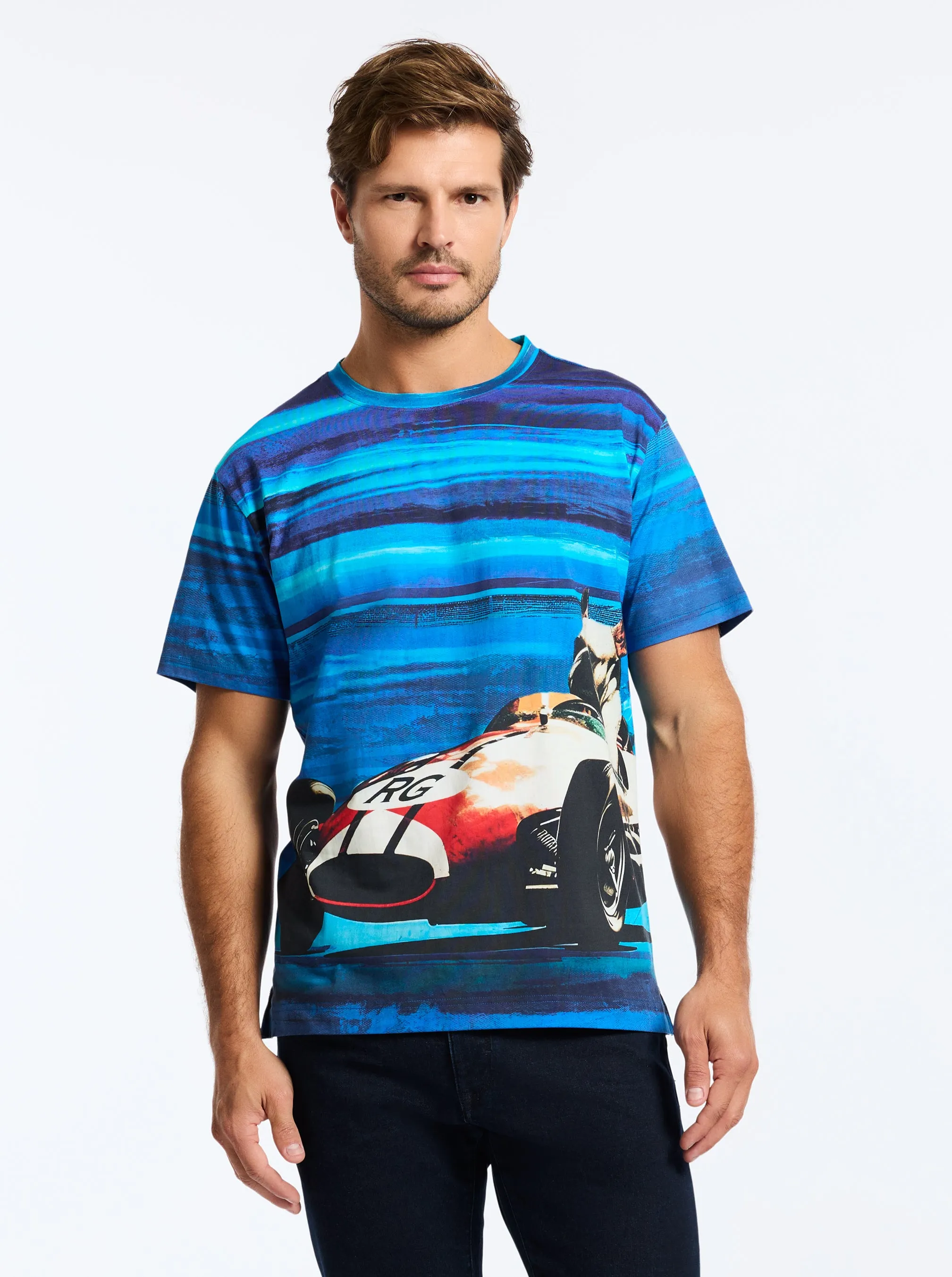CRUISIN GRAHAM SHORT SLEEVE T-SHIRT sold by Robert Graham product image thumbnail 4