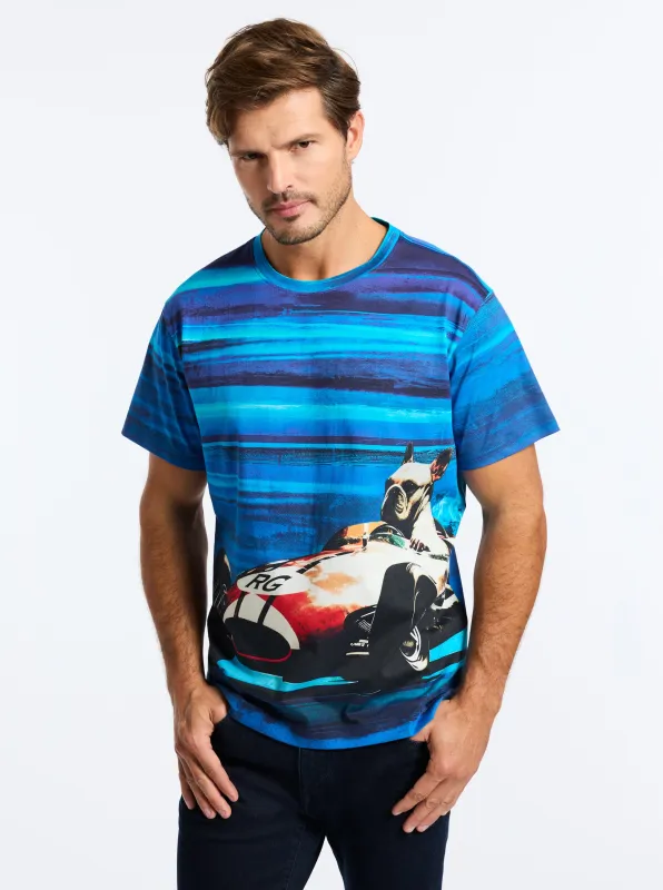 CRUISIN GRAHAM SHORT SLEEVE T-SHIRT made by Robert Graham